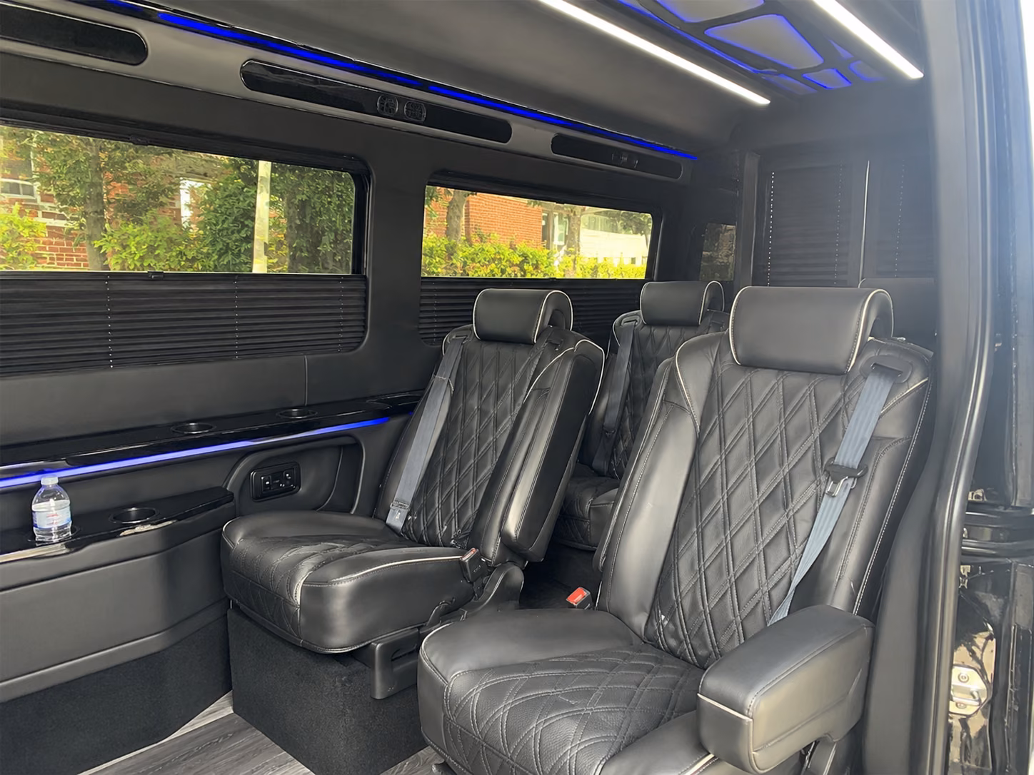 palm bay 18 passenger sprinter van interior